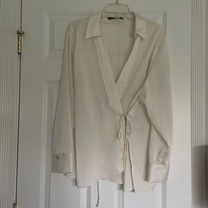 Zara wrap top